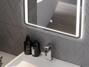 Mexen Zusa осветено огледало за баня 60 x 80 см, LED 6000K, анти-пара - 9808-060-080-611-00