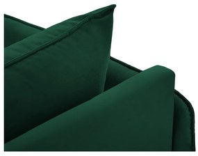 Тъмнозелено кадифено кресло за отдих (в левия ъгъл) Vienna - Cosmopolitan Design