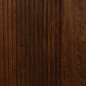 Кафява библиотека от масивно манго 60x190x30 cm Sagara – Ixia