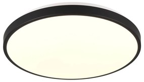 Черно-бяло LED осветително тяло за таван ø 38 cm Loody – Trio