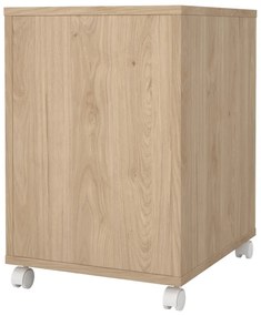 Шкаф в дъбов декор в бял и естествен цвят 41x61 cm Sign - Tvilum