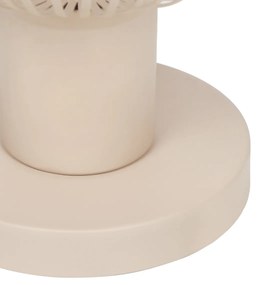 Модерна телена настолна лампа бежова 23 см - Gila