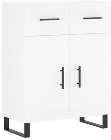 828004 vidaXL Сайдборд, бял, 69,5x34x90 см, инженерно дърво