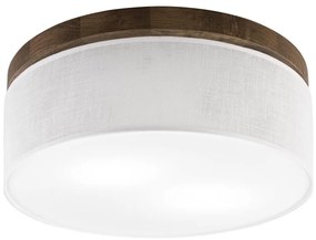 Brilagi - LED таванно осветително BELLADONNA 2xE27/15W/230V, Ø40 см, бяло/дъб
