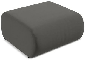 Сива кадифена табуретка Ekahi – Makamii