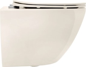 тоалетна чиния REA Carlo Mini Rimless Ecru