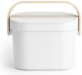 Бял контейнер за компостируеми отпадъци 4 l Bellwood – Umbra