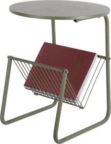 Метална кръгла странична масичка ø 40 cm Riqueza Revista – Leitmotiv