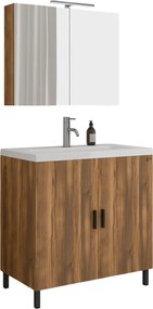 Комплект за баня Drop Roma 80-Кафяв