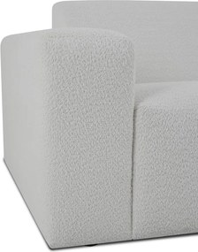 Бял ъглов диван от букле ("U" форма) Roxy – Scandic