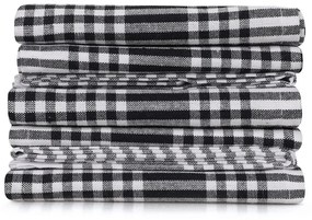 Комплект кърпи за миене (10 броя), цвят Черен и бял