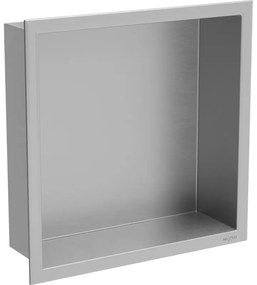 Mexen X-Wall-R вградена рафт с яка 30 x 30 см, инокс - 1910303010