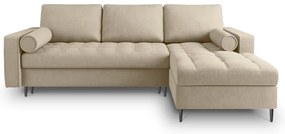 Бежов ъглов разтегателен диван , десен ъгъл Santo - Milo Casa