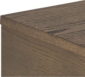 Нощно шкафче от декор от дъб в тъмно естествен цвят Monfort – Actona