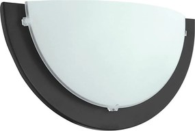 Eglo 181331 - Стенно осветително тяло ICEBERG 1xE27/60W/230V черно