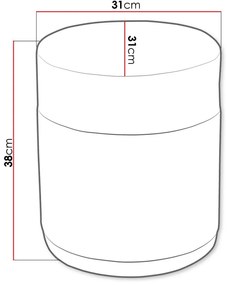 Комплект 2 Pouf Nofy