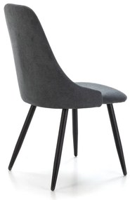 Тъмносиви трапезни столове в комплект от 4 броя Mani - Marckeric