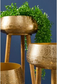 Метални ръчно изработени покрития за кашпи в комплект 3 бр. ø 37,5 cm Varanasi – Bizzotto