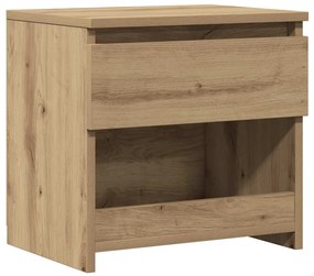 856408 vidaXL Нощно шкафче, дъб артизан, 40x30x39 см, инженерно дърво