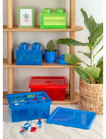 Синя пластмасова детска кутия за съхранение 25x25x18 cm – LEGO®