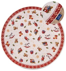 Червен кръгъл килим с коледен мотив ø 150 cm Red Christmas – Villeroy&amp;Boch