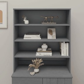 Sonata H Надстройка за шкаф HAMAR, тъмносива, 90x30x100 см, бор масив