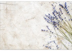 Картина върху стъкло 70x50 cm Lavender - Wallity