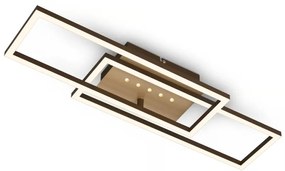 Brilo - Димируем LED таванен плафон LED/30W/230V 3000K кафяв