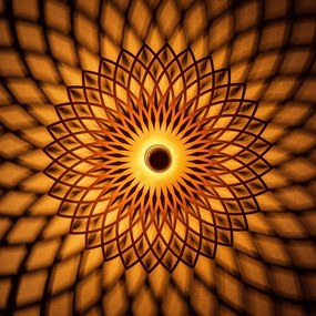 Стенна лампа в меден цвят Fellini – Opviq lights