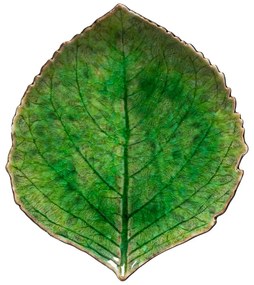 Зелена керамична чиния , 15 x 17 cm Riviera - Costa Nova