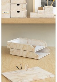 Картонени органайзери в комплект от 2 бр. за докумнети Hakan Paper Laminate – Bigso