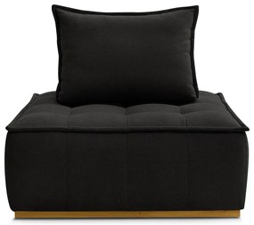 Черно шенилово кресло Elisa – Bobochic Paris