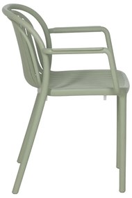 Зелен пластмасов трапезен стол Alia – Ixia