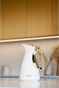 Термос в бял и златист цвят 1 l Alessia – Vialli Design