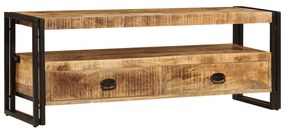 247402 vidaXL ТВ шкаф, 120x35x45 см, мангово дърво масив