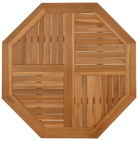 366667 vidaXL Плот за маса 90x90x2,5 см осмоъгълен масивен бук