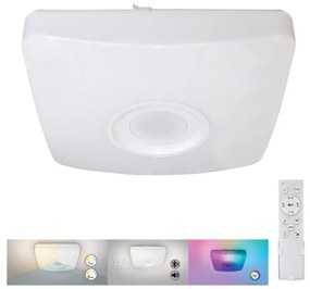 Rabalux - LED RGB димируемо таванно осветително тяло с високоговорител LED/18W/230V + дистанционно управление