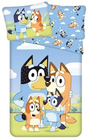 Единично памучно детско спално бельо 140x200 cm Bluey – Jerry Fabrics