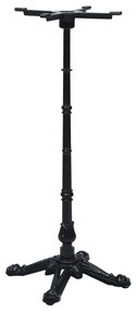 325434 vidaXL Крак за бистро маса черен 52x52x108 cm чугун
