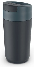 Тъмносиньо-антрацитна чаша за пътуване 450 ml Sipp - Joseph Joseph