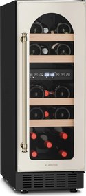 Klarstein Хладилник за вино Vinovilla Victoria 17 Duo, 2 зони за охлаждане, Сензорно управление, 17 бутилки, 4 рафта