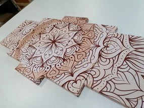 картини от 5 части – Абстрактна етническа Мандала