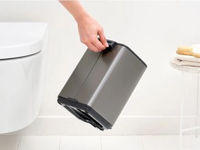 Сиво стоманено кошче за боклук с педал 4 l Bo – Brabantia