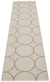 Тъмносива пътека за открито и закрито 70x300 cm Boo Charcoal Linen – Pappelina