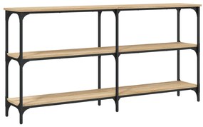 834106 vidaXL Конзолна маса, дъб сонома, 150x29x75 см, инженерно дърво