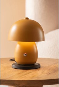 LED настолна лампа в цвят жълта охра с метален абажур (височина 18 cm) Mono LED – Leitmotiv