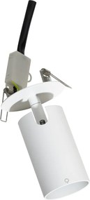 Модерен вграден прожектор бял GU10 50mm - Chels