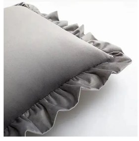 Калъфка за възглавница със смес от памук 40x40 cm Ruffled – Mila Home