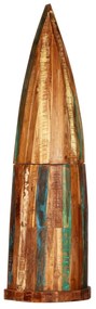 247879 vidaXL Стойка за вино, 50x40x180 см, регенерирано дърво масив