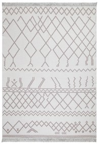 Килим за антре (80 x 300) 23001A - Бяло, Бежово Бяло
Бежово